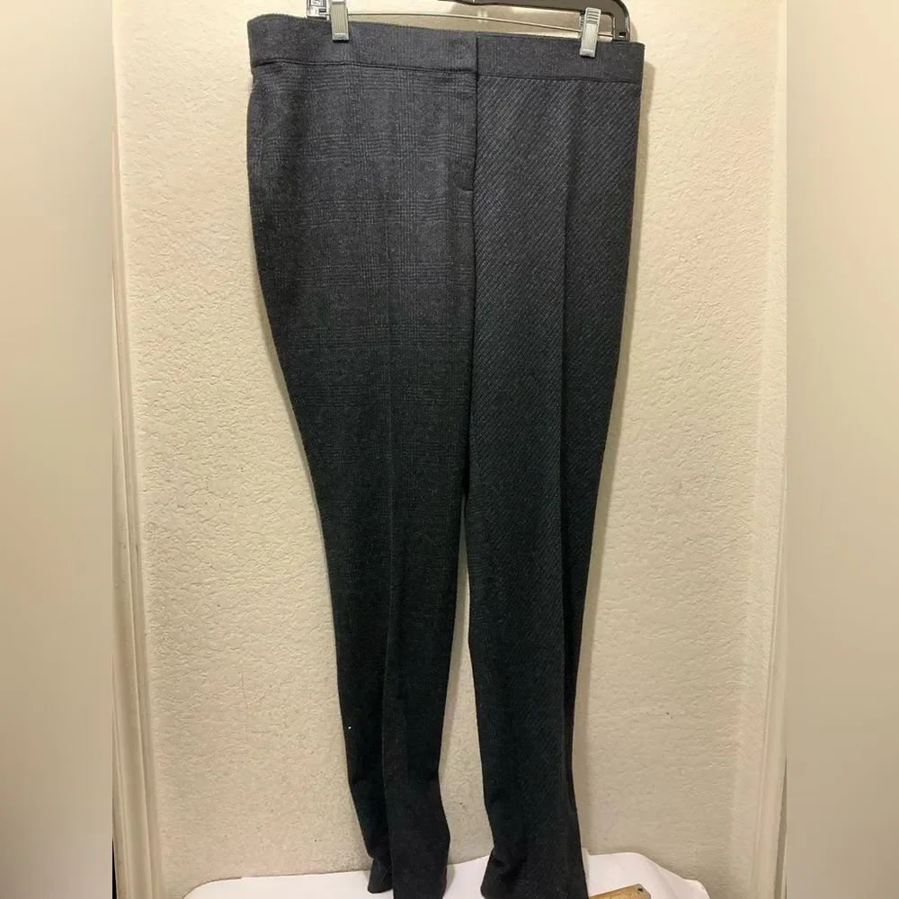 Akris Charcoal Tailored Trousers size 12 thickened